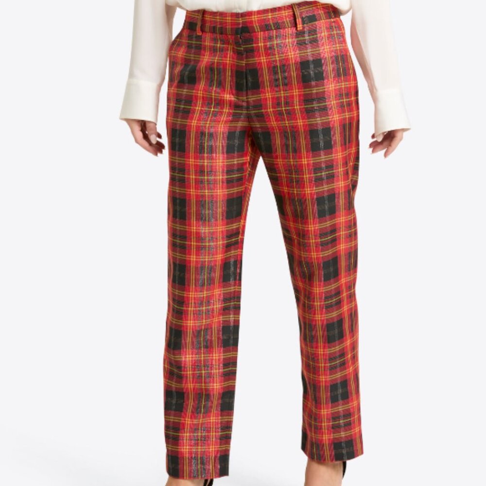 Woven Pants in Caroline Shimmer Plaid